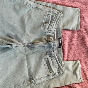 Just Black Green Jeans Sz 10